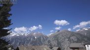Archiviertes Webcam Bild: Grächen - Süd-West: Weisshorn am 28.05.2026 um 10:44 Uhr