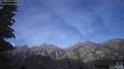 Archived webcam image showing Grächen - Weisshorn on 21 Sep 2026 at 08:40