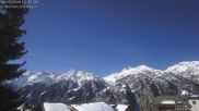 Archived webcam image showing Grächen - Weisshorn on 26 Feb 2026 at 12:42