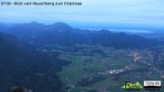 Archived webcam image showing Ruhpolding - Mt. Rauschberg on 10 Oct 2026 at 07:37