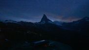 Archiviertes Webcam Bild: Riffelberg Zermatt am 26.06.2026 um 22:04 Uhr