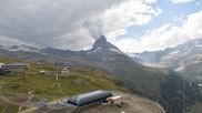 Archived webcam image showing Riffelberg Zermatt on 10 Aug 2026 at 16:48