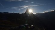 Archived webcam image showing Riffelberg Zermatt on 23 Sep 2026 at 18:05