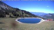 Archived webcam image showing Oberjoch - Wiedhag Alp top station on 12 Jul 2026 at 10:45
