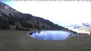 Archived webcam image showing Oberjoch - Wiedhag Alp top station on 3 Sep 2026 at 08:37