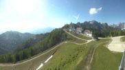 Archived webcam image showing Tarvisio - Monte Lussari top station on 26 May 2026 at 08:24