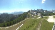 Archived webcam image showing Tarvisio - Monte Lussari top station on 26 May 2026 at 10:24