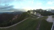 Archived webcam image showing Tarvisio - Monte Lussari top station on 12 Jun 2026 at 20:38