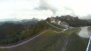 Archived webcam image showing Tarvisio - Monte Lussari top station on 10 Oct 2026 at 16:45