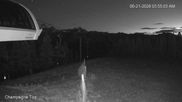Archived webcam image showing Panorama Mountain Resort Mile 1 Express Lift on 21 Jun 2026 at 12:44