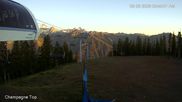 Archived webcam image showing Panorama Mountain Resort Mile 1 Express Lift on 23 Jun 2026 at 14:05