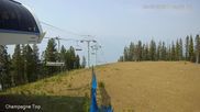 Archived webcam image showing Panorama Mountain Resort Mile 1 Express Lift on 6 Aug 2026 at 22:56