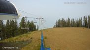 Archived webcam image showing Panorama Mountain Resort Mile 1 Express Lift on 9 Aug 2026 at 20:31