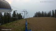 Archived webcam image showing Panorama Mountain Resort Mile 1 Express Lift on 10 Aug 2026 at 04:31