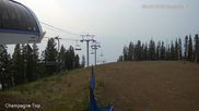 Archived webcam image showing Panorama Mountain Resort Mile 1 Express Lift on 10 Aug 2026 at 02:31