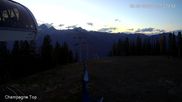 Archived webcam image showing Panorama Mountain Resort Mile 1 Express Lift on 24 Sep 2026 at 04:54