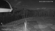 Archived webcam image showing Panorama Mountain Resort Mile 1 Express Lift on 24 Sep 2026 at 07:54