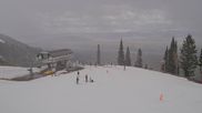 Archived webcam image showing Thunder Quad Chair Jackson Hole Mountain Resort on 12 Apr 2026 at 20:49