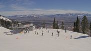Archived webcam image showing Thunder Quad Chair Jackson Hole Mountain Resort on 18 Mar 2026 at 18:01