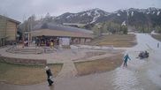 Archived webcam image showing Base Bridger Gondola Jackson Hole Mountain Resort on 13 Apr 2026 at 00:30