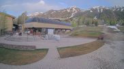 Archived webcam image showing Base Bridger Gondola Jackson Hole Mountain Resort on 22 Apr 2026 at 14:26
