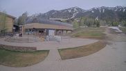 Archived webcam image showing Base Bridger Gondola Jackson Hole Mountain Resort on 22 Apr 2026 at 16:26