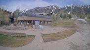 Archived webcam image showing Base Bridger Gondola Jackson Hole Mountain Resort on 22 Apr 2026 at 18:26