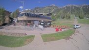Archived webcam image showing Base Bridger Gondola Jackson Hole Mountain Resort on 27 May 2026 at 18:53