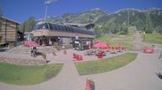 Archived webcam image showing Base Bridger Gondola Jackson Hole Mountain Resort on 12 Jul 2026 at 18:59