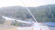 Archived webcam image showing Lac Blanc - chair lift Montjoie on 26 Feb 2026 at 18:35