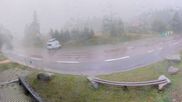 Archived webcam image showing Lac Blanc - Top station chair lift on 10 Oct 2026 at 08:07