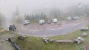 Archived webcam image showing Lac Blanc - Top station chair lift on 10 Oct 2026 at 10:07