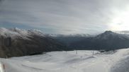 Archived webcam image showing Schöneben: Top Station Rojen Chair Lift on 18 May 2026 at 07:04