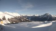 Archived webcam image showing Schöneben: Top Station Rojen Chair Lift on 28 Feb 2026 at 08:58