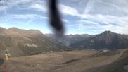 Archived webcam image showing Schöneben: Top Station Rojen Chair Lift on 15 Oct 2026 at 10:18