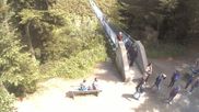 Archived webcam image showing Geierlay Suspension Bridge near Mörsdorf on 5 Jun 2026 at 12:07