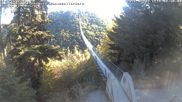 Archived webcam image showing Geierlay Suspension Bridge near Mörsdorf on 8 Aug 2026 at 08:22