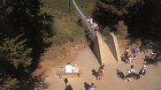 Archived webcam image showing Geierlay Suspension Bridge near Mörsdorf on 8 Aug 2026 at 14:22