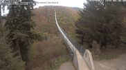 Archived webcam image showing Geierlay Suspension Bridge near Mörsdorf on 22 Sep 2026 at 08:53