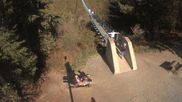 Archived webcam image showing Geierlay Suspension Bridge near Mörsdorf on 22 Sep 2026 at 14:53
