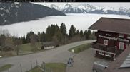 Archived webcam image showing Mountain Restaurant Kristberg on 13 Apr 2026 at 07:15