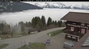Archived webcam image showing Mountain Restaurant Kristberg on 13 Apr 2026 at 08:15