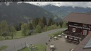 Archived webcam image showing Mountain Restaurant Kristberg on 7 May 2026 at 12:00