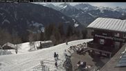 Archived webcam image showing Mountain Restaurant Kristberg on 26 Feb 2026 at 14:37