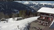 Archived webcam image showing Mountain Restaurant Kristberg on 26 Feb 2026 at 10:37