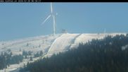Archived webcam image showing Lachtal: Chair Lift Schönberg on 28 Feb 2026 at 08:53