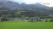 Archived webcam image showing Leogang Village on 15 Jun 2026 at 06:48