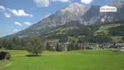 Archived webcam image showing Leogang Village on 25 Jun 2026 at 10:50