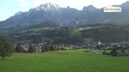 Archived webcam image showing Leogang Village on 23 Jun 2026 at 06:08