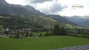 Archived webcam image showing Leogang Village on 23 Jun 2026 at 16:08